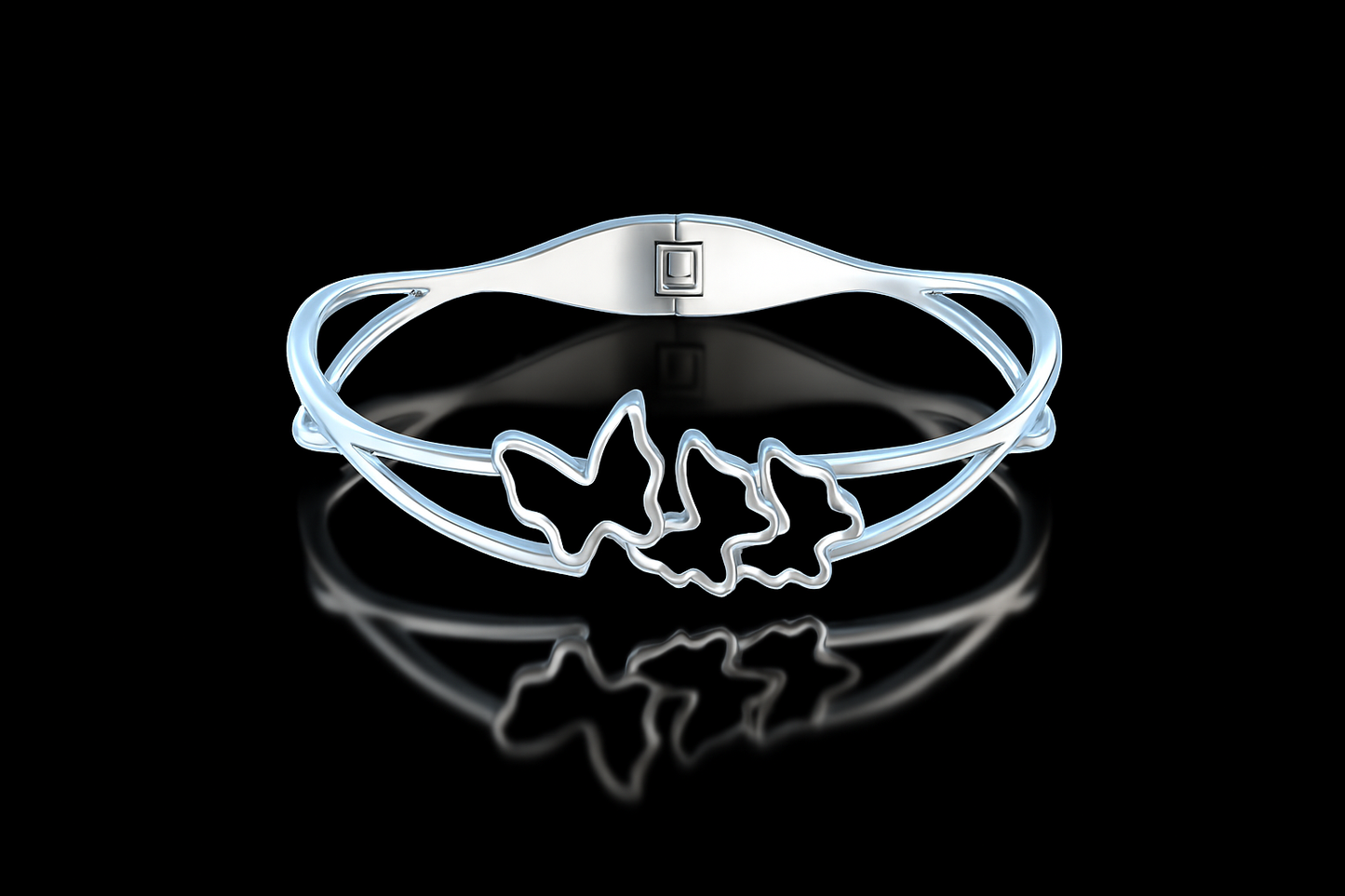 EJ638014 β Sterling Silver Butterfly Bracelet π¦